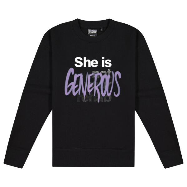 Generous - Cloke Women's Standard Crew Neck Sweat Thumbnail