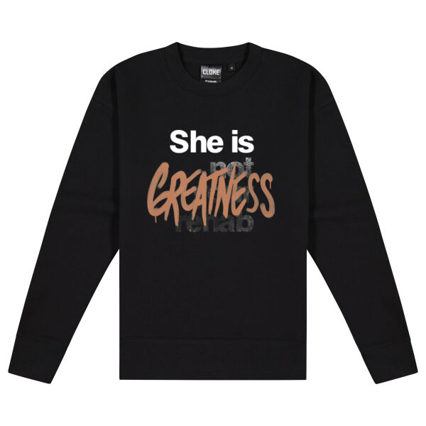 Greatness - Cloke Women's Standard Crew Neck Sweat Thumbnail