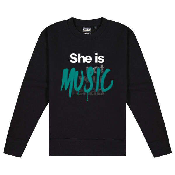 Music - Cloke Women's Standard Crew Neck Sweat Thumbnail