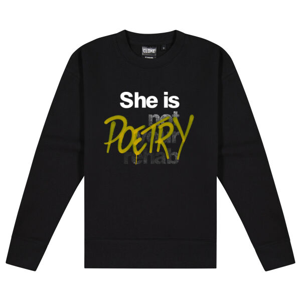 Poetry - Cloke Women's Standard Crew Neck Sweat Thumbnail