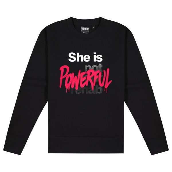 Powerful - Cloke Women's Standard Crew Neck Sweat Thumbnail