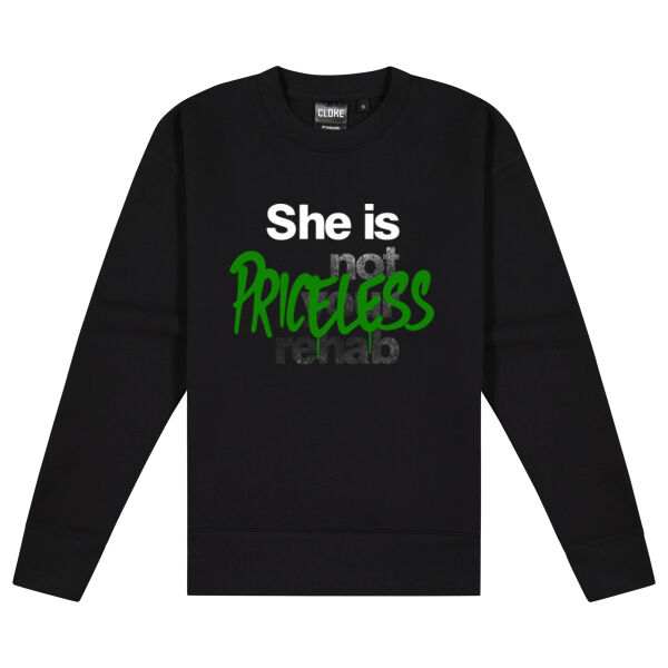 Priceless - Cloke Women's Standard Crew Neck Sweat Thumbnail