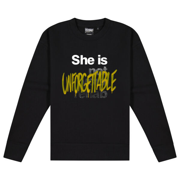 Unforgettable - Cloke Women's Standard Crew Neck Sweat Thumbnail