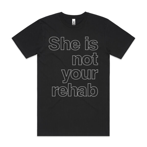 She is not your rehab outline - AS Colour Mens Block T shirt Thumbnail