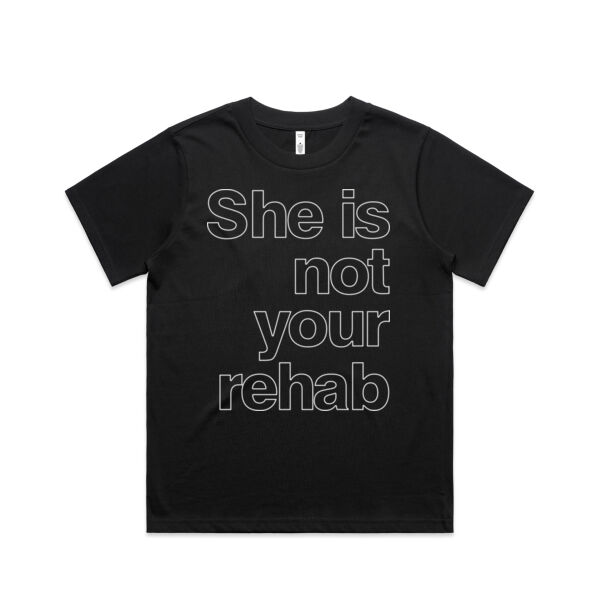 She is not your rehab outline - AS Colour Womens Classic Minus Tee Thumbnail