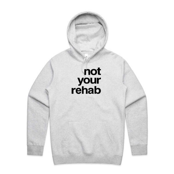 not your rehab  - AS Colour Mens Stencil Hoodie Thumbnail