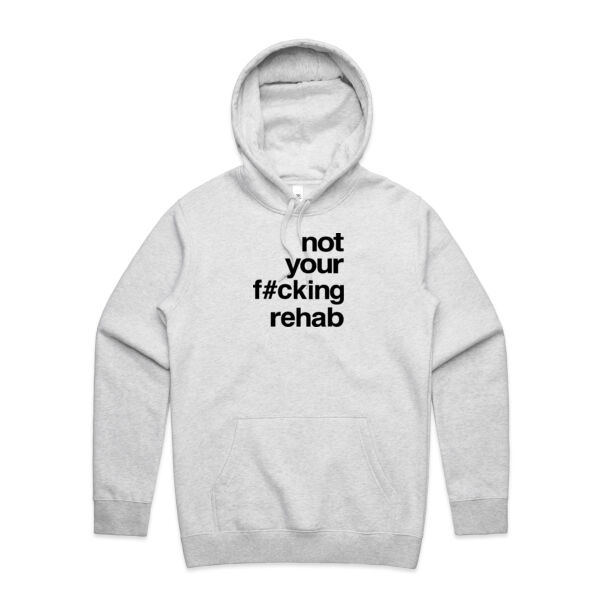 not your f#cking rehab - AS Colour Mens Stencil Hoodie Thumbnail