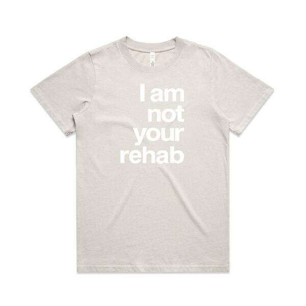 I am not your rehab - AS Colour Womens Heavy Faded Tee Thumbnail