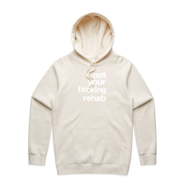 not your f#cking rehab - AS Colour Mens Stencil Hoodie Thumbnail