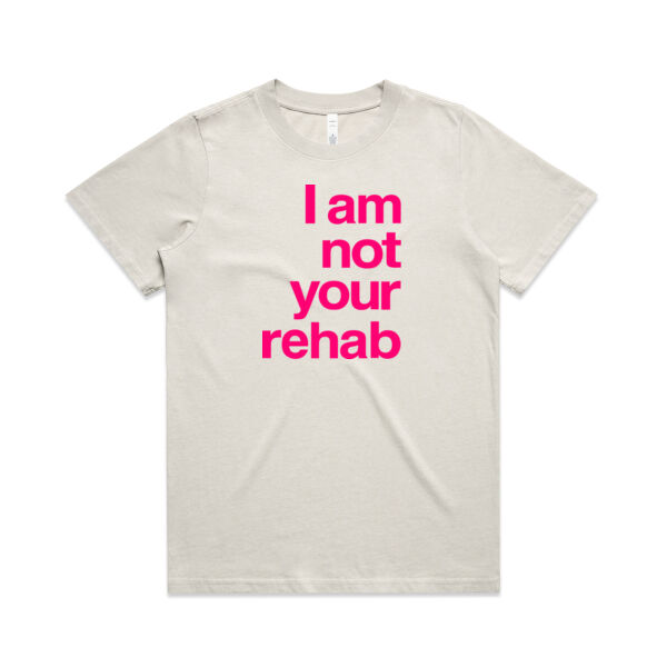 I am not your rehab - AS Colour Womens Heavy Faded Tee Thumbnail