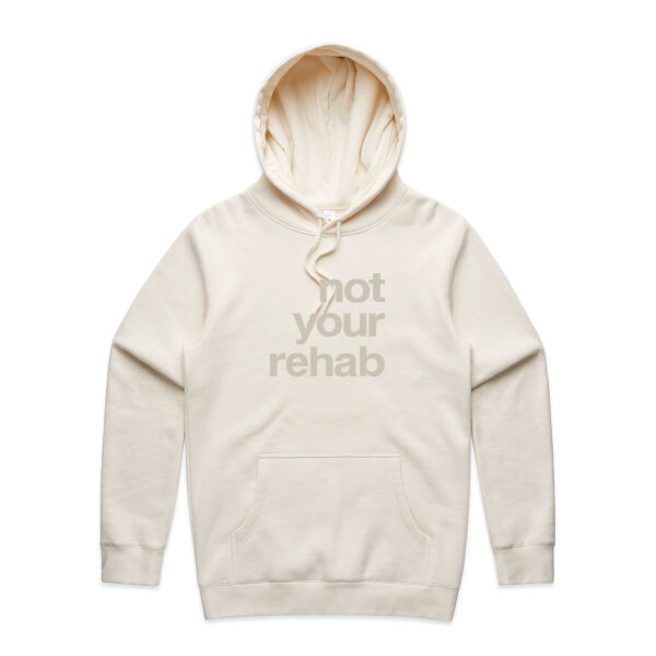 not your rehab  - AS Colour Mens Stencil Hoodie Thumbnail