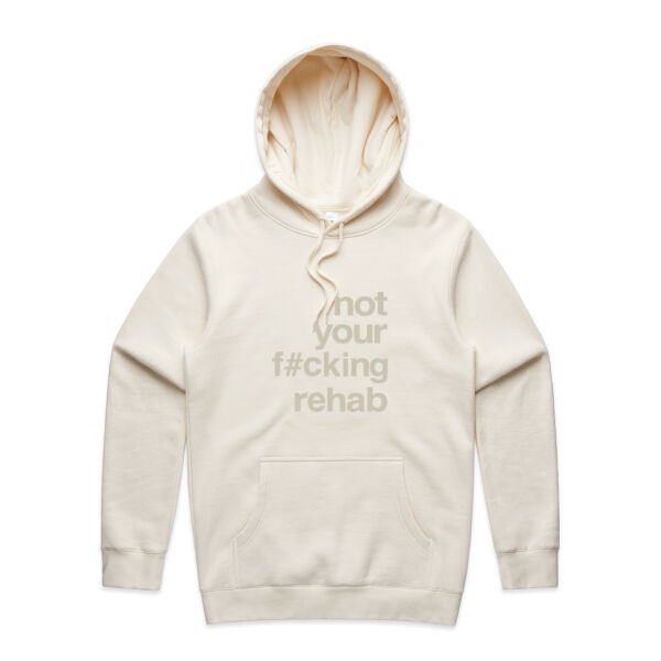 not your f#cking rehab - AS Colour Mens Stencil Hoodie Thumbnail