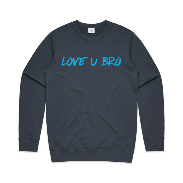 Love u bro - AS Colour Mens Premium Crew Thumbnail